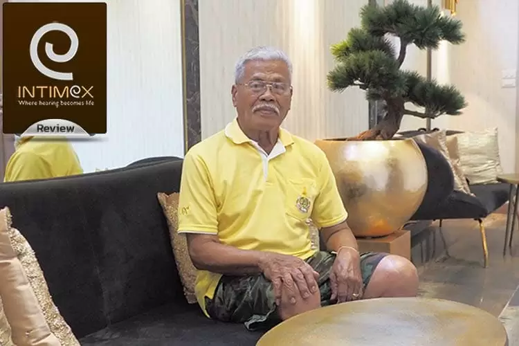 ผู้ใช้เครื่องช่วยฟัง ร้อยตำรวจตรี สงวน ทองเหลี่ยม