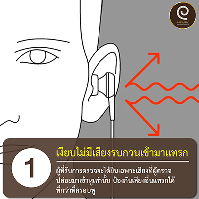 เงียบ-ตรวจการได้ยิน ไม่ต้องครอบหู