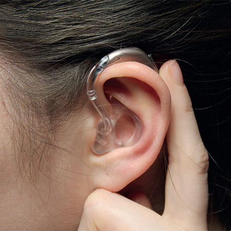 พิมพ์หู เครื่องช่วยฟัง Eamolud Hearingaid ระคายเคืองหู