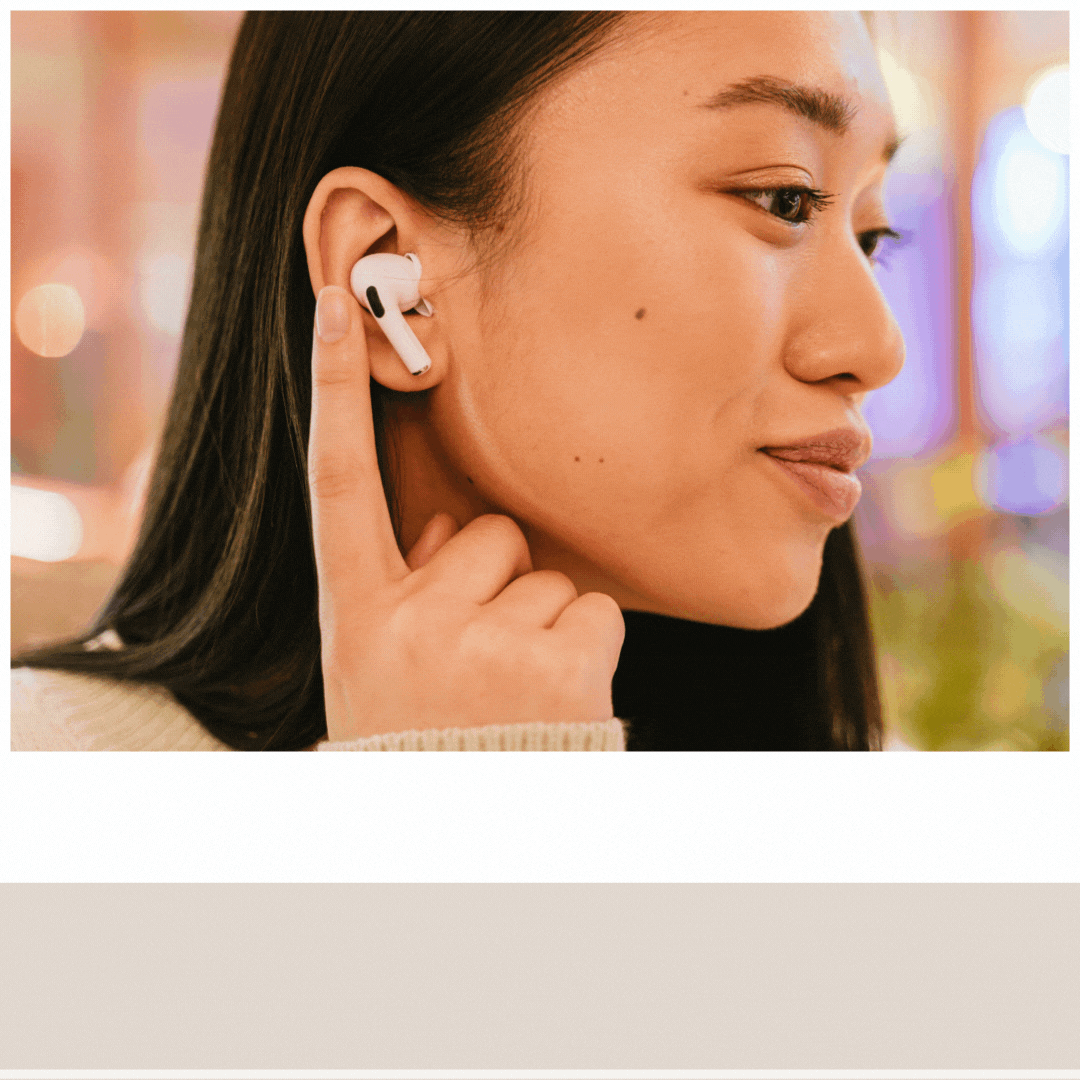 เลือก earbuds และ earpods ที่ป้องกันเสียงรบกวน